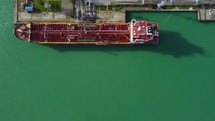 Oil Tanker In Port