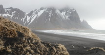 tide washing onto a beach in Iceland 