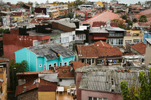roofs in Istanbul, Turkey 