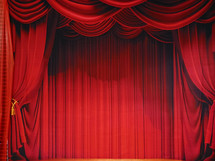 red theater curtain 