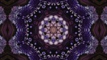 Brown, purple Kaleidoscope visuals - Animation	