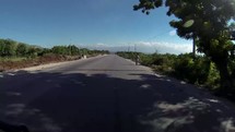 Driving along the Haiti coast 