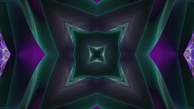 Kaleidoscope Background With Colorful Lines And Geometric Shapes	