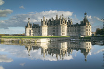 Chateau Chambord in the afternoon loire valley, France- for editorial use only.