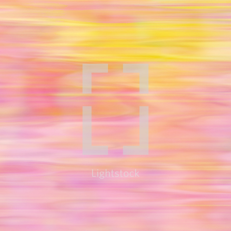 abstract pink yellow orange sunset reflection in square format