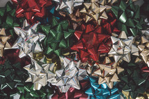 Christmas bows background 