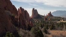 Morning Time Lapse of Garden of The Gods - Pikes Peak 
