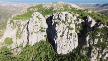 South Italy Dolomites Stones Mountains aerial view in nature