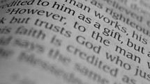 Trust God  - words in the Bible 