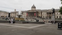 LONDON, UK - CIRCA OCTOBER 2022: Trafalgar Square - EDITORIAL USE ONLY
