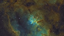 Heart Nebula View from Outer Space