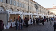 TURIN, ITALY - CIRCA OCTOBER 2022: CioccolaTo chocolate fair - EDITORIAL USE ONLY