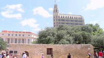 The Alamo Historic Tourist Pan Down