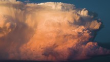 Stunning Storm Cloud Timelapse Filled With Bright Sunset Colors