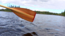 Boundary Waters Pristine Lake Canoe Paddle