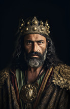 A striking portrait of an Old Testament King