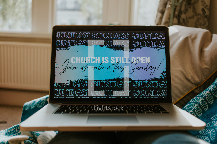 Church is still open, join us online this Sunday! 