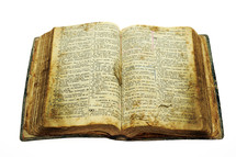 worn pages of a Bible 