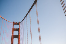 Golden Gate bridge cables 