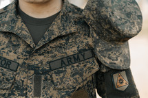 man in military uniform 