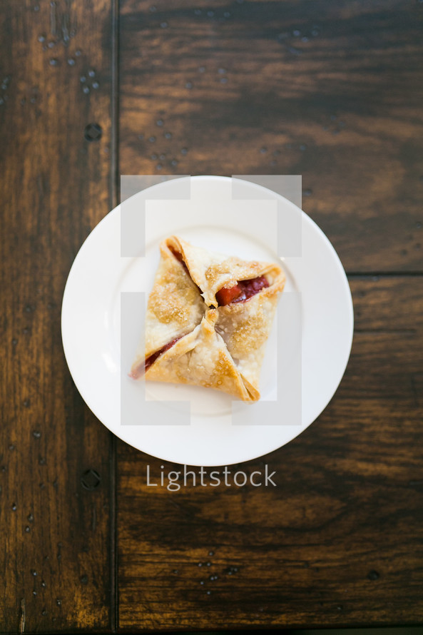 pastry on a plate 