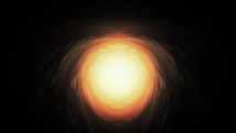 Fractal Image of an Intergalactic Wormhole With Warm Colors