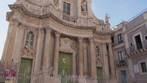 Ancient Cathedral Architecture in Catania, Sicily 