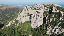 South Italy Dolomites Stones Mountains aerial view in nature