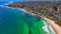South Africa Jeffreys Bay aerial drone 