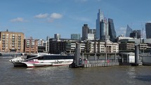 LONDON, UK - CIRCA OCTOBER 2022: View of the City of London - EDITORIAL USE ONLY