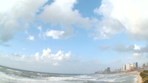 Time lapse of clouds over the Tel Aviv Beach