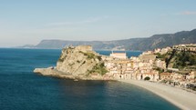 Calabria South Coast Viola in Italy with Sea