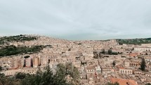 Modica city in Sicily time lapse