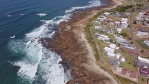 Still Bay aerial of Garden Route, South Africa 