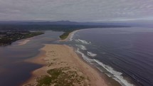 South Africa George Mossel Bay Garden Route beach aerial drone 