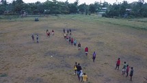 a rugby game in Papua New Guinea 