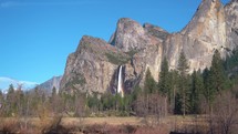 Bridalveil Falls. Yosemite Park