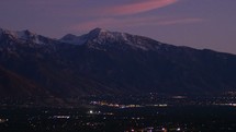 Salt Lake City at night 