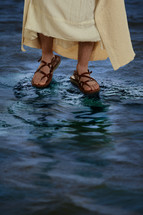 Jesus walking on water 