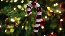 Candy cane decoration for Christmas 