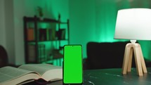 Smartphone controlling the light colors 
