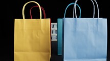 Shopping bags composition for Black Friday advertising 
