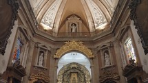 Porto, Portugal - Interior and details of the Baroque-style Church of Saint Ildefonso Porto Portugal