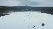 View Above A Big Glacier	