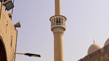 Minaret Of A Mosque For Celebration Of The Mass In Arab State