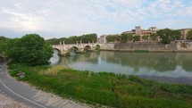 Tevere River In Rome