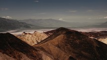 Drone view of Death Valley national park