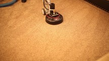 carpet cleaning time-lapse 