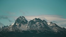 Mountains At Ushuaia In Tierra Del Fuego Argentina - Wide Shot