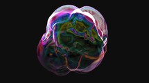 3D Bubble, Colorful, Morphing, Oil, VJ Loop, Bubbling, Render	